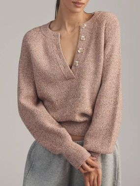Varley Kennings Half Button Knit
